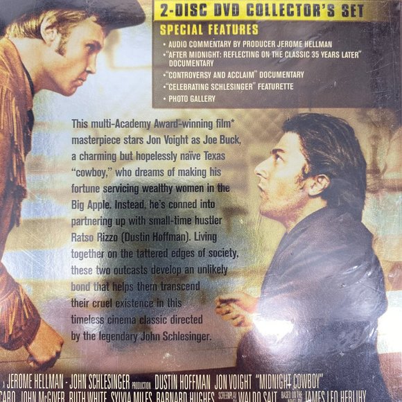 Midnight Cowboy Collector's Edition 2-Disc DVD Set Dustin Hoffman New & Sealed - Picture 10 of 10